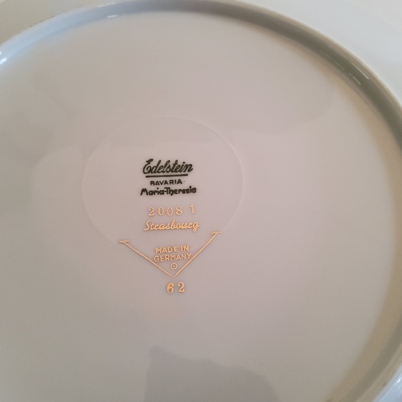 Vintage Edelstein Bavaria Maria-Theresia Strasbourg 10" Dinner Plate Set of 4 - Picture 3 of 3